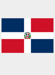 T-shirt Drapeau de la République Dominicaine