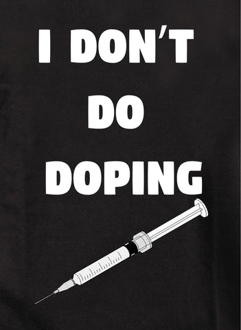 Je ne fais pas de dopage T-shirt enfant