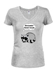 Dreamin’ ‘bout trash Juniors V Neck T-Shirt