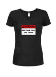 Drunker than you think Juniors V Neck T-Shirt