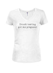 T-shirt Les SMS ivres m'ont mis enceinte