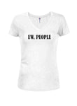 EW, PEOPLE T-shirt à col en V pour juniors