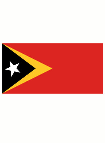 Camiseta de la bandera de Timor Oriental