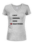 Camiseta Easy Normal Hard Nightmare