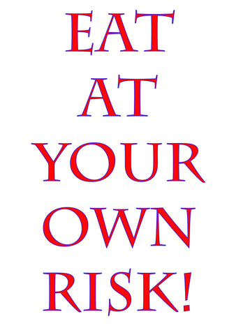 Eat at Your Own Risk Apron