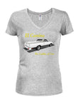 El Camino - The Cadillac of Cars Juniors V Neck T-Shirt