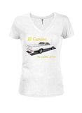 El Camino - The Cadillac of Cars Juniors V Neck T-Shirt