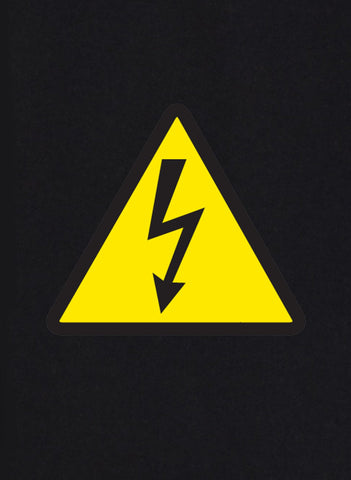 Electrical Hazard Symbol Kids T-Shirt