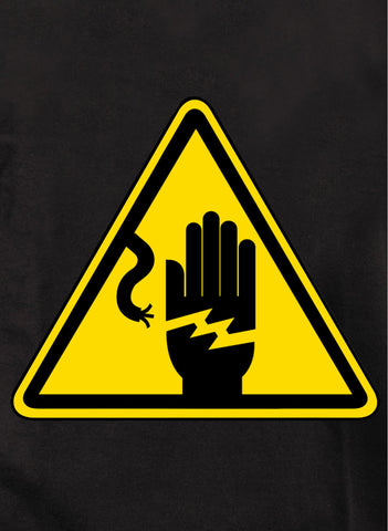 Electricity Hazard Symbol Kids T-Shirt