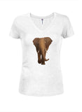 T-shirt à col en V pour juniors Elephant