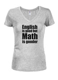 L'anglais c'est bien mais les mathématiques c'est mieux T-shirt col en V junior