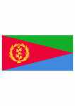 T-shirt drapeau érythréen