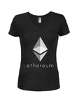 Ethereum T-shirt à col en V pour juniors