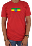 T-shirt drapeau éthiopien