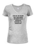 T-shirt à col en V pour junior, avez toujours le sentiment que toute votre vie répond à un stéréotype