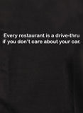 Cada restaurante es una camiseta de autoservicio.