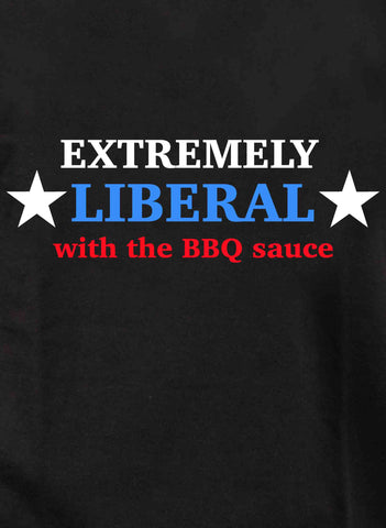 Camiseta Extremadamente Liberal con la Salsa BBQ