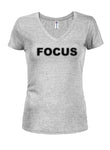 FOCUS T-shirt flou à col en V pour juniors