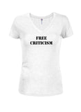 Camiseta con cuello en V para jóvenes de FREE Criticism