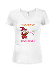 Fantasy Baseball Juniors Camiseta con cuello en V