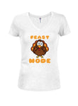 Feast Mode T-shirt à col en V pour juniors