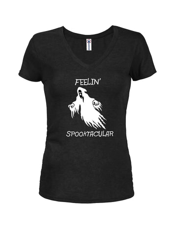 Feelin' Spooktacular T-shirt à col en V pour juniors