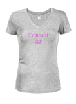 Camiseta feminista AF Juniors con cuello en V