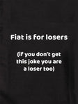 Camiseta Fiat es para perdedores