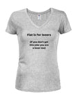 Fiat est pour les perdants T-shirt col en V junior