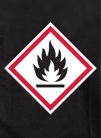 Fire Hazard Symbol Kids T-Shirt