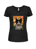 T-shirt Chat Fleur