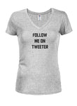 Suivez-moi sur Tweeter Juniors T-shirt à col en V