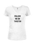 Suivez-moi sur Tweeter Juniors T-shirt à col en V