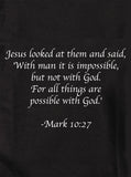 Car tout est possible avec Dieu T-Shirt