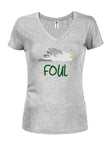 Foul Juniors V Neck T-Shirt