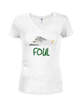 Foul Juniors V Neck T-Shirt