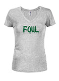 Camiseta Foul Juniors con cuello en V