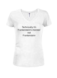 Techniquement, c'est le monstre de Frankenstein et non Frankenstein Juniors T-shirt à col en V