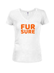 Fur Sure T-shirt à col en V pour juniors