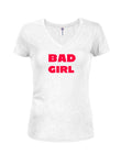 GIRL Juniors V Neck T-Shirt