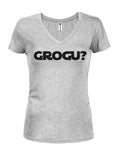 ¿GROGU? Camiseta con cuello en V para jóvenes