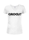 ¿GROGU? Camiseta con cuello en V para jóvenes