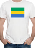 T-shirt drapeau gabonais