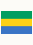 Gabonese Flag Kids T-Shirt