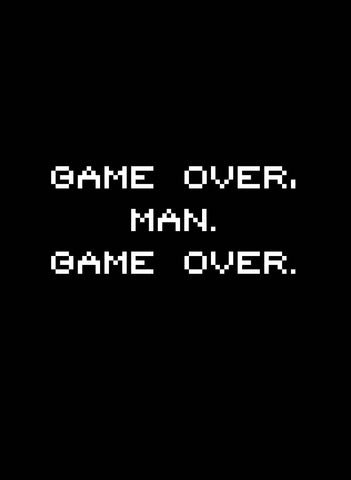 Game over, man. Game Over Kids T-Shirt