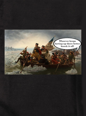 George Washington Crossing the Delaware - Farts Kids T-Shirt