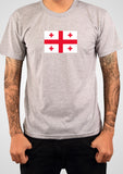 T-shirt drapeau géorgien