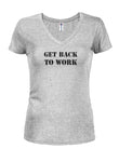 Retour au travail T-shirt col en V junior