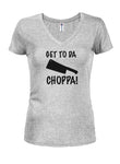 Rendez-vous à Da Choppa ! T-shirt col V junior