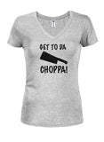 Rendez-vous à Da Choppa ! T-shirt col V junior